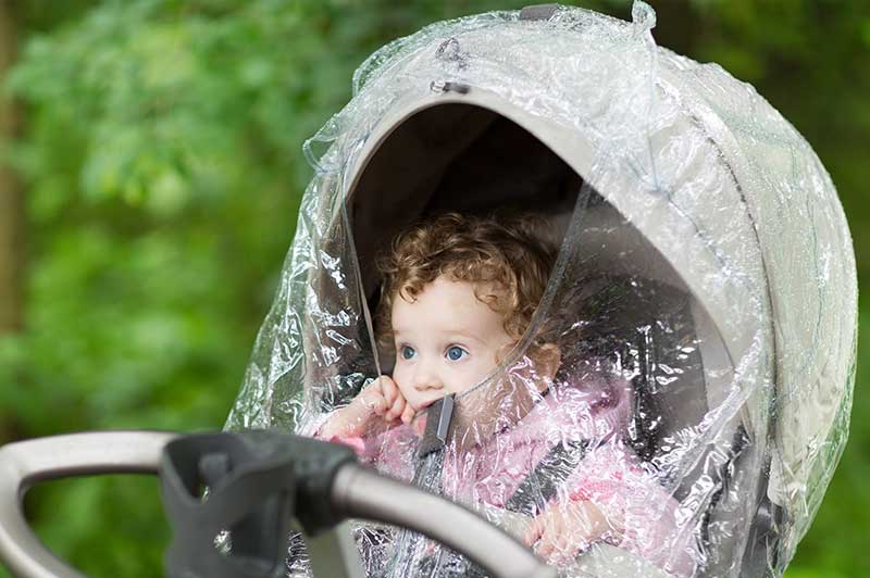 婴儿推车塑胶雨衣